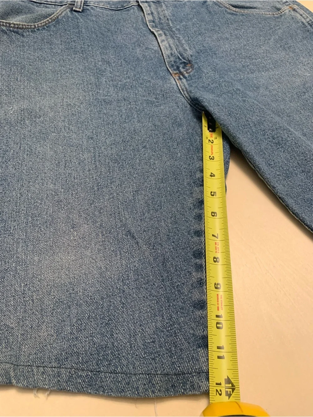 Rustler Men's Blue Denim Shorts, Size 38